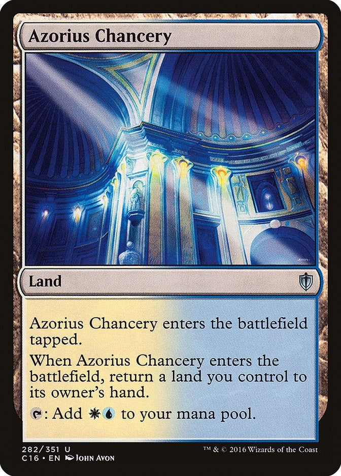 Image for Azorius Chancery (Commander 2016) (282) - Magic: The Gathering