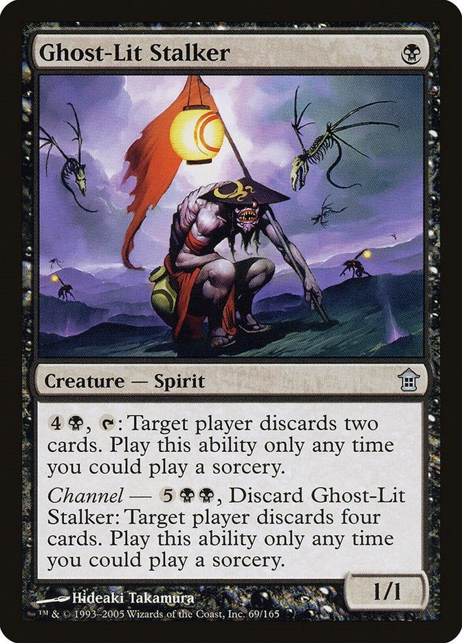Image for Ghost-Lit Stalker (Saviors of Kamigawa) (69) - Magic: The Gathering