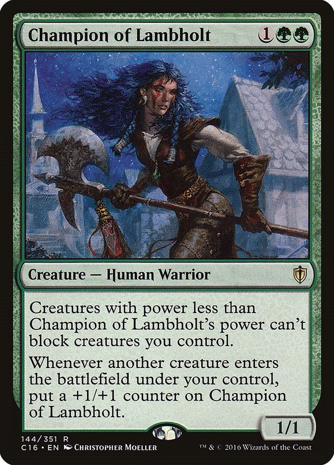 Image for Champion of Lambholt (Commander 2016) (144) - Magic: The Gathering