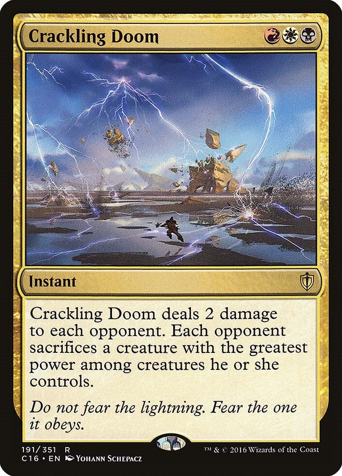 Image for Crackling Doom (Commander 2016) (191) - Magic: The Gathering