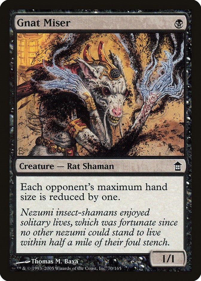 Image for Gnat Miser (Saviors of Kamigawa) (70) - Magic: The Gathering