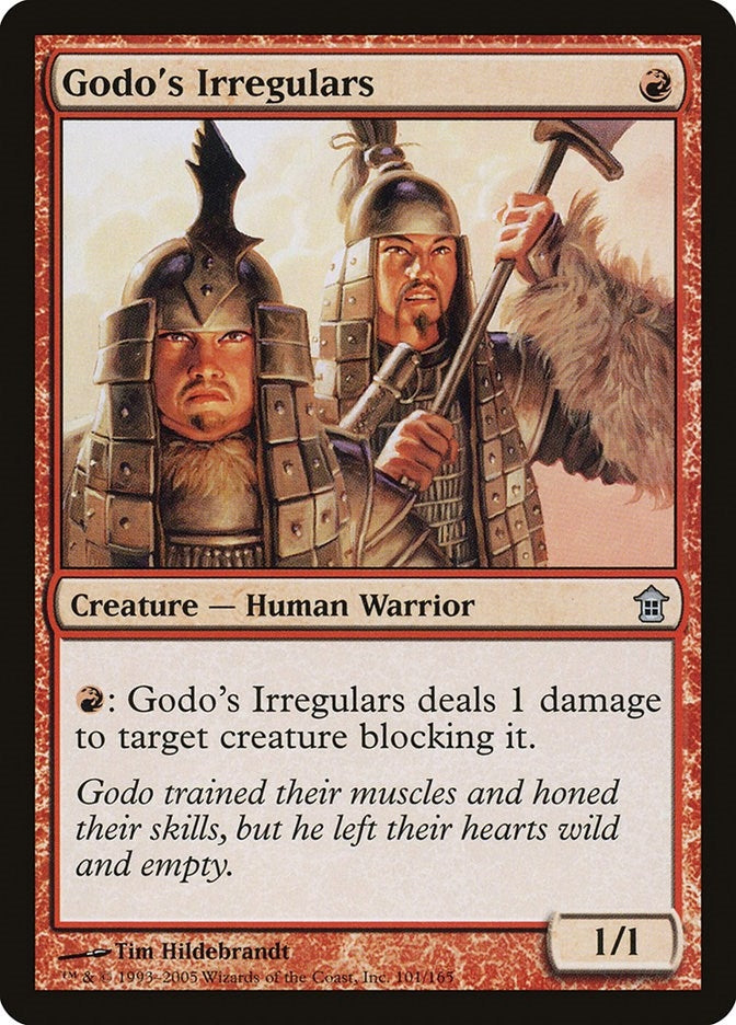 Image for Godo's Irregulars (Saviors of Kamigawa) (101) - Magic: The Gathering