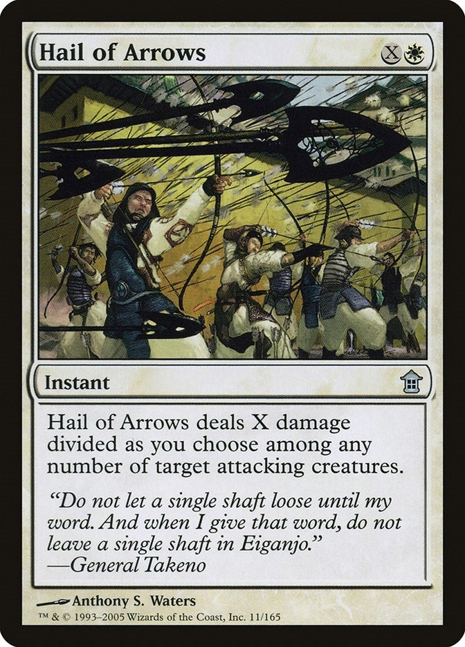 Image for Hail of Arrows (Saviors of Kamigawa) (11) - Magic: The Gathering