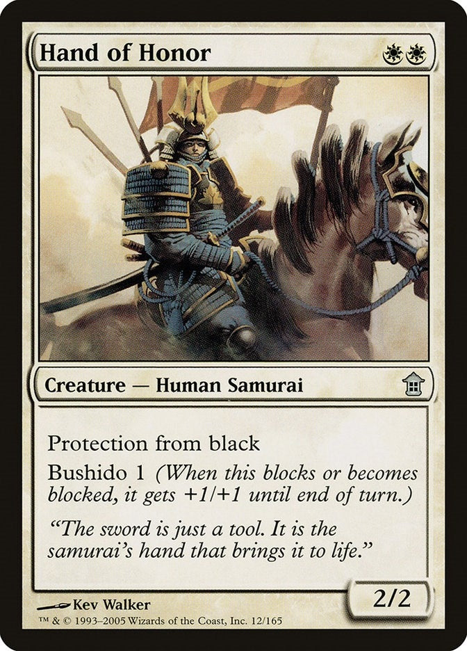 Image for Hand of Honor (Saviors of Kamigawa) (12) - Magic: The Gathering