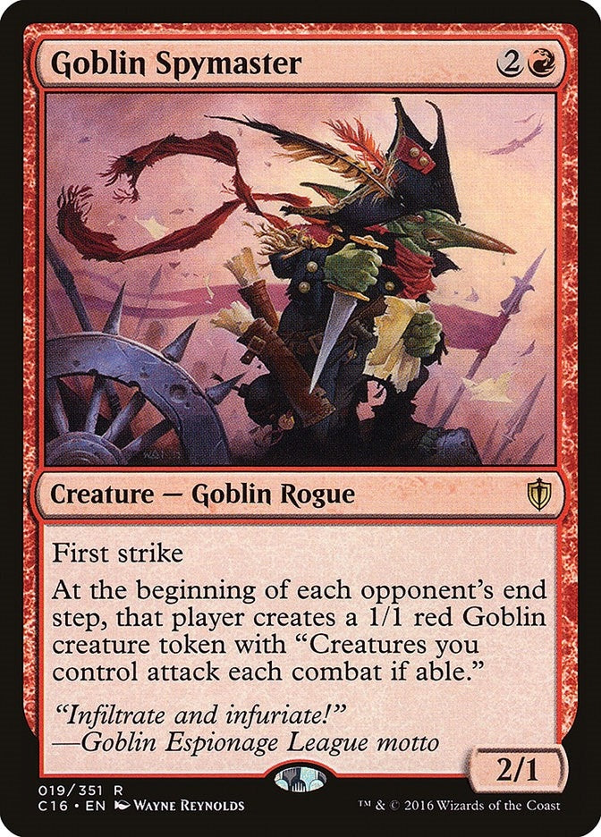 Image for Goblin Spymaster (Commander 2016) (19) - Magic: The Gathering
