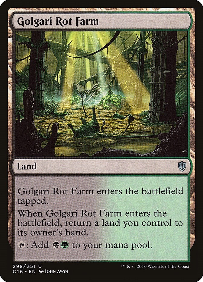 Image for Golgari Rot Farm (Commander 2016) (298) - Magic: The Gathering
