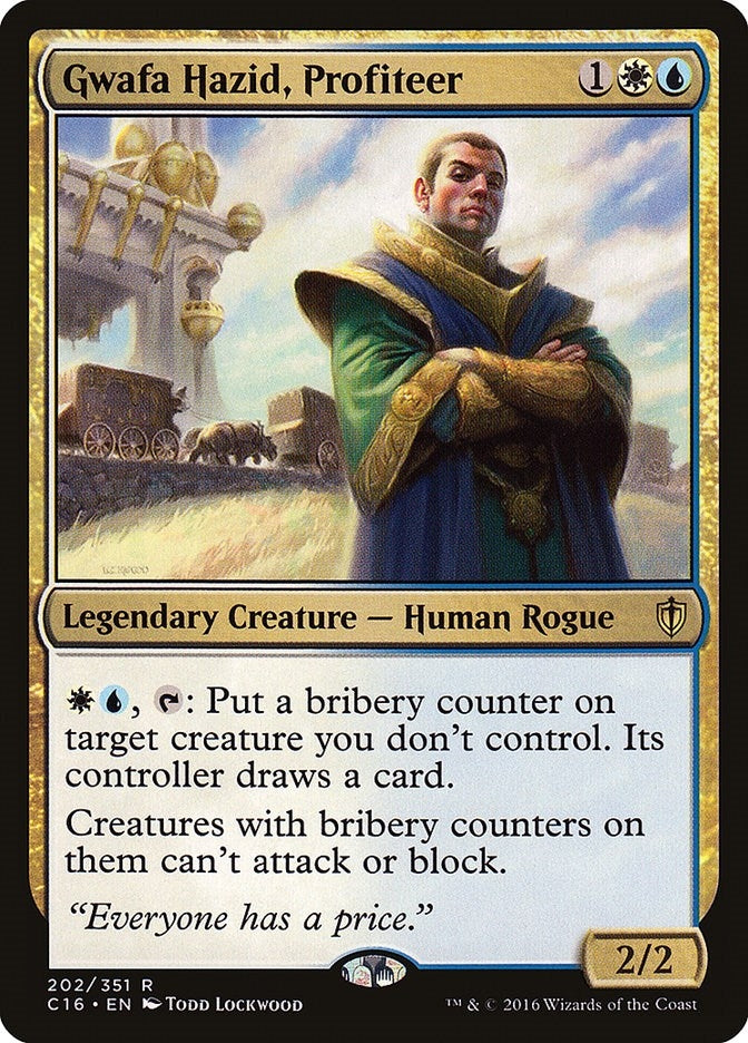 Image for Gwafa Hazid, Profiteer (Commander 2016) (202) - Magic: The Gathering