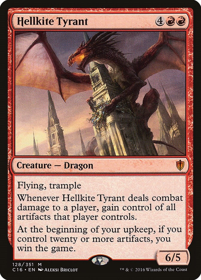 Image for Hellkite Tyrant (Commander 2016) (128) - Magic: The Gathering