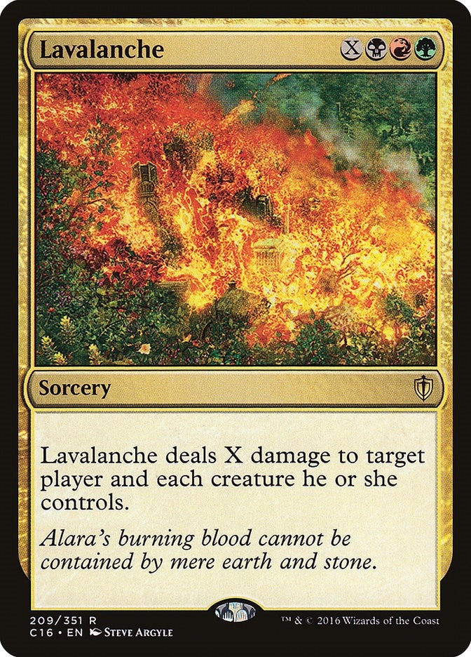 Image for Lavalanche (Commander 2016) (209) - Magic: The Gathering