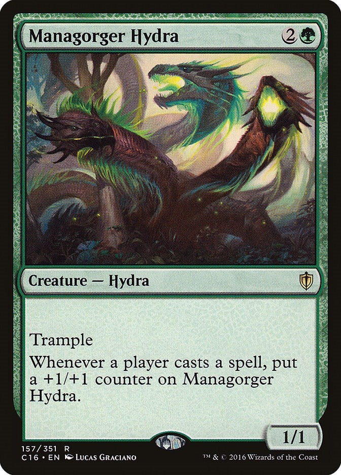 Image for Managorger Hydra (Commander 2016) (157) - Magic: The Gathering