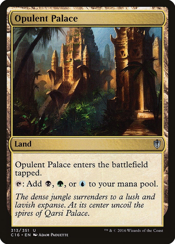 Image for Opulent Palace (Commander 2016) (313) - Magic: The Gathering