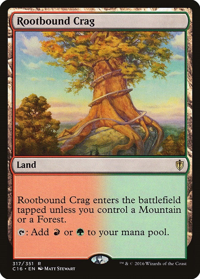 Image for Rootbound Crag (Commander 2016) (317) - Magic: The Gathering