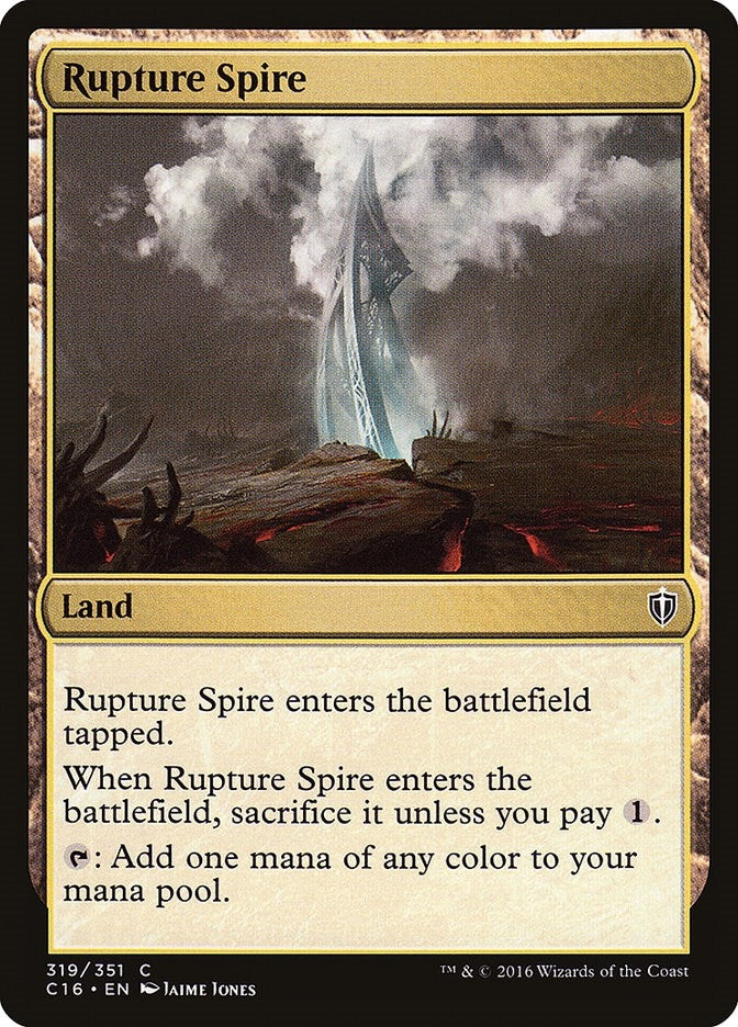 Image for Rupture Spire (Commander 2016) (319) - Magic: The Gathering