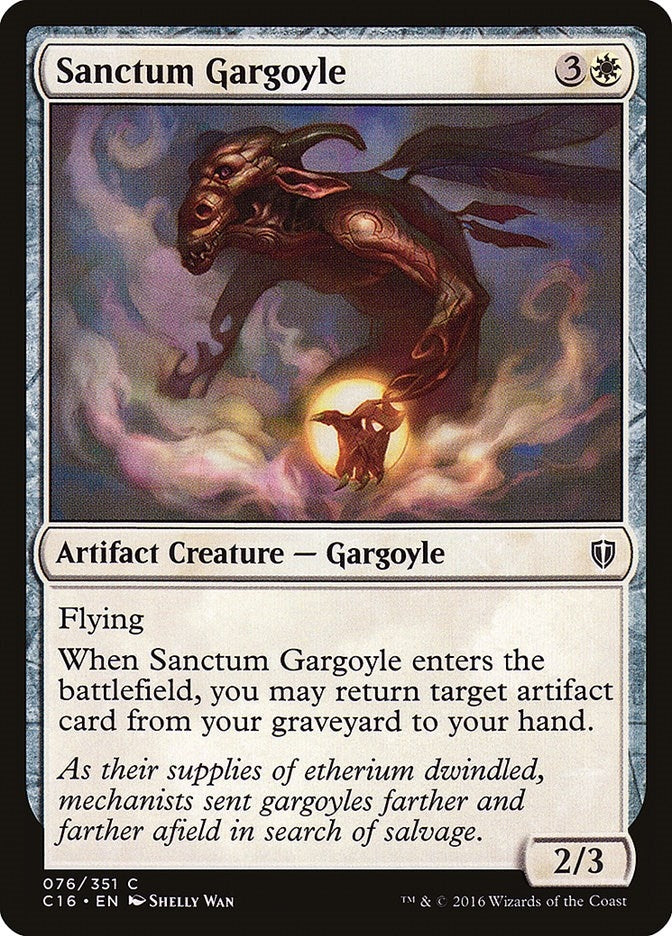 Image for Sanctum Gargoyle (Commander 2016) (76) - Magic: The Gathering