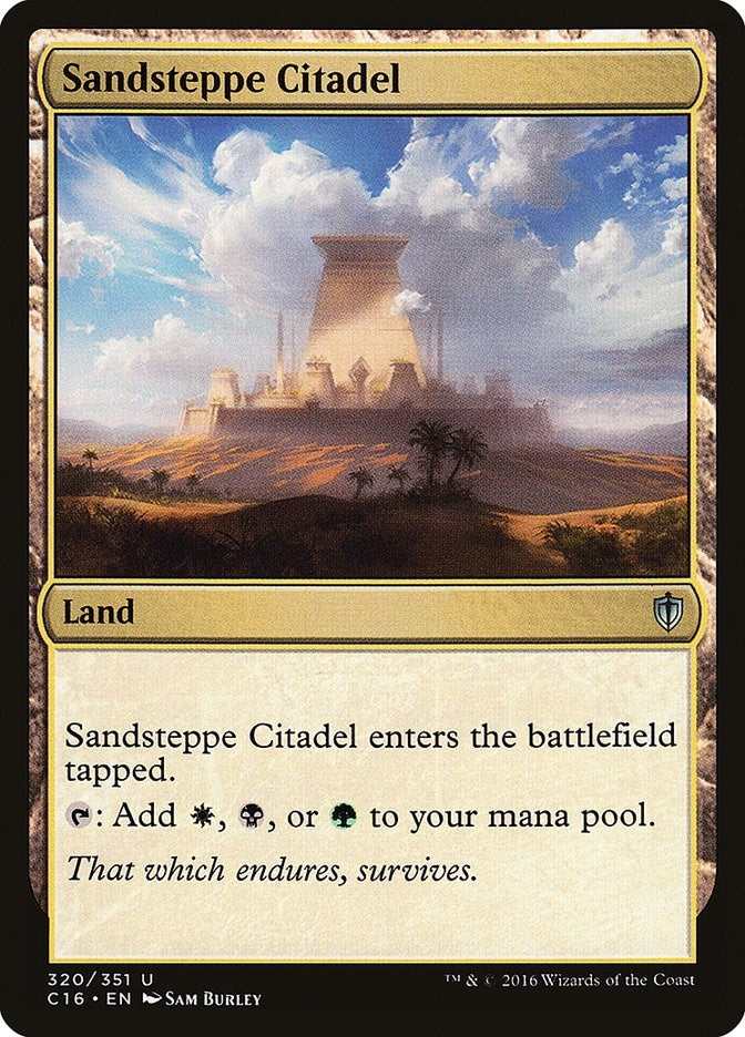 Image for Sandsteppe Citadel (Commander 2016) (320) - Magic: The Gathering