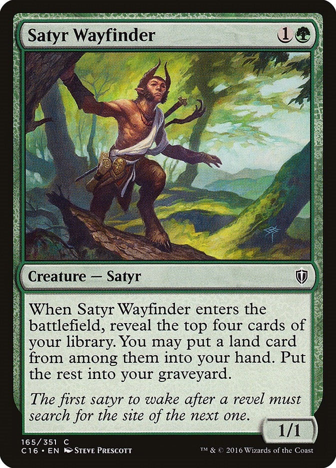 Image for Satyr Wayfinder (Commander 2016) (165) - Magic: The Gathering