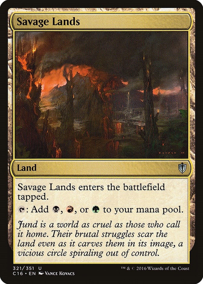 Image for Savage Lands (Commander 2016) (321) - Magic: The Gathering