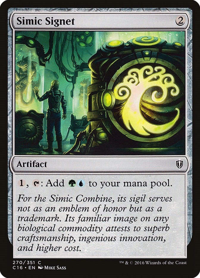 Image for Simic Signet (Commander 2016) (270) - Magic: The Gathering