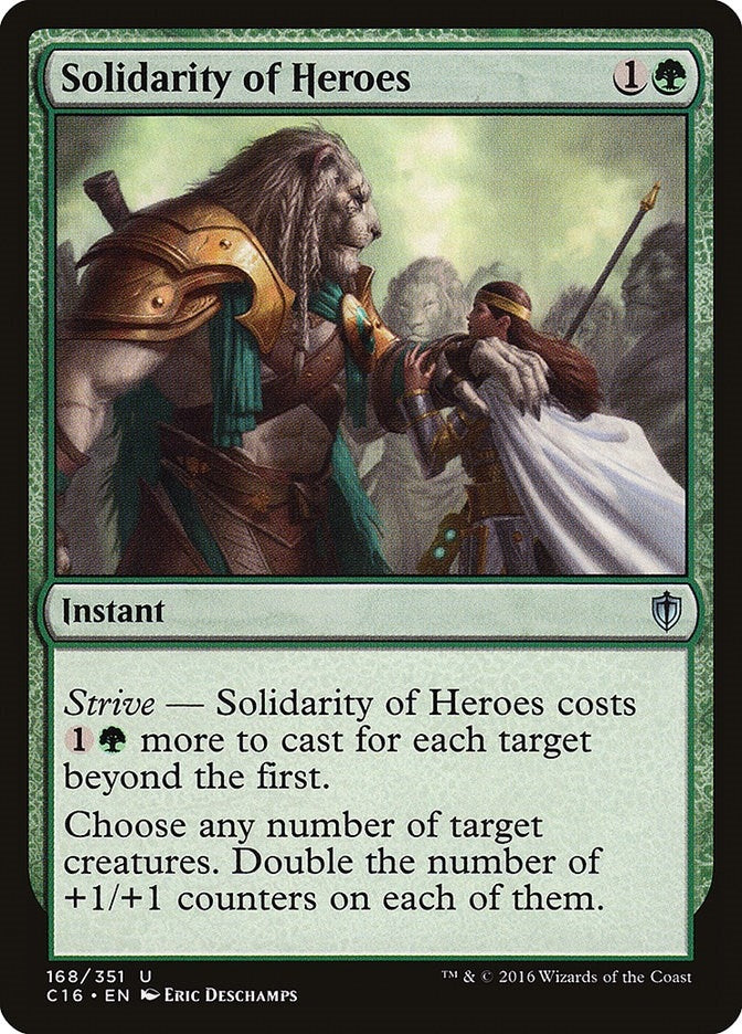 Image for Solidarity of Heroes (Commander 2016) (168) - Magic: The Gathering