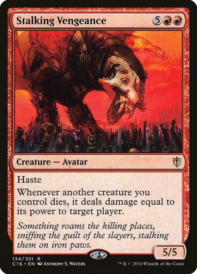 Image for Stalking Vengeance (Commander 2016) (134) - Magic: The Gathering