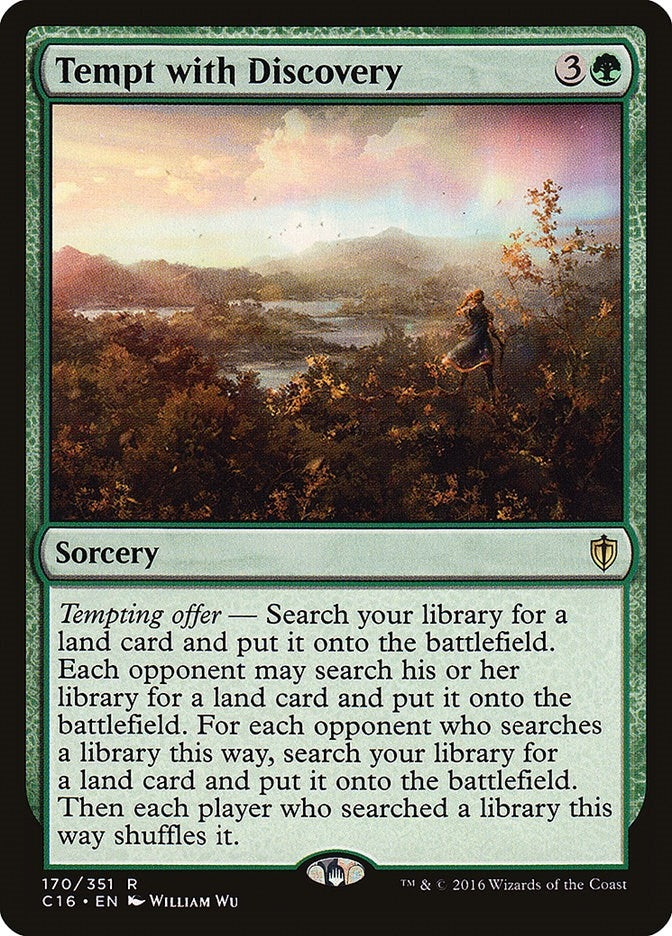 Image for Tempt with Discovery (Commander 2016) (170) - Magic: The Gathering