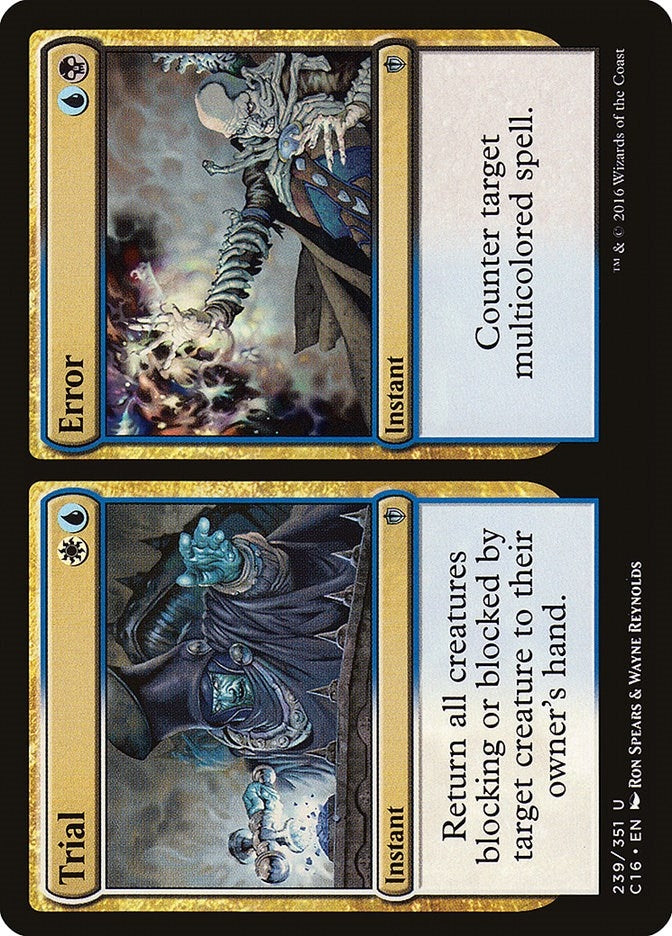 Image for Trial // Error (Commander 2016) (239) - Magic: The Gathering