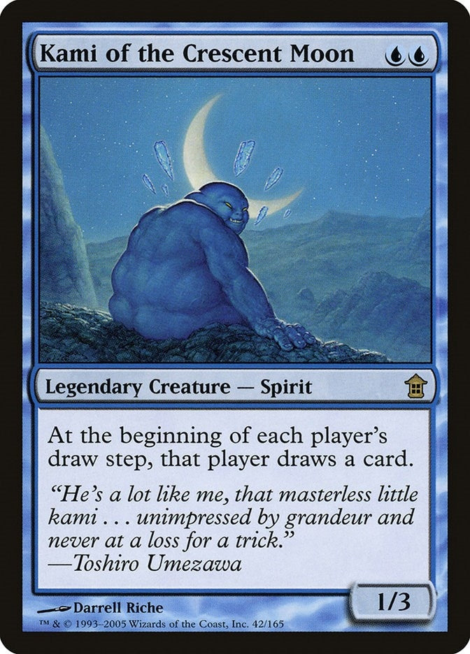 Image for Kami of the Crescent Moon (Saviors of Kamigawa) (42) - Magic: The Gathering