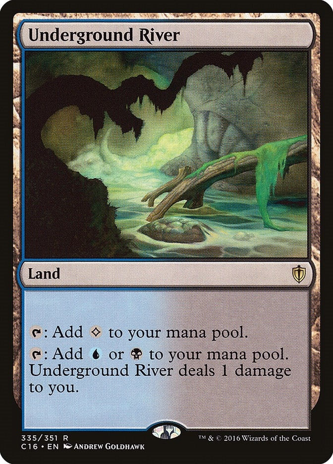Image for Underground River (Commander 2016) (335) - Magic: The Gathering