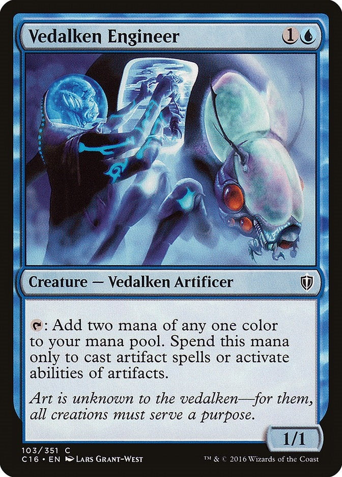 Image for Vedalken Engineer (Commander 2016) (103) - Magic: The Gathering