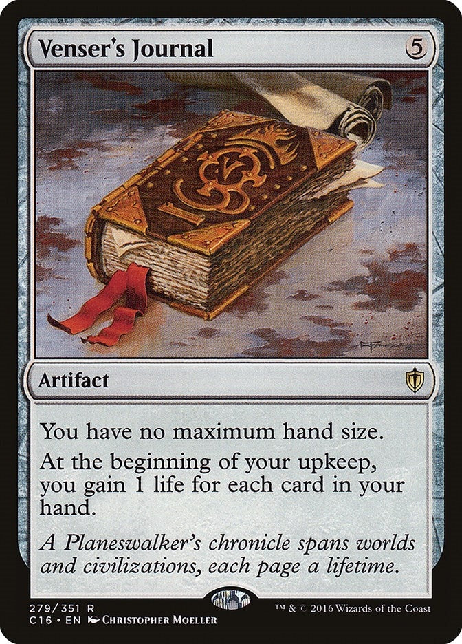 Image for Venser's Journal (Commander 2016) (279) - Magic: The Gathering