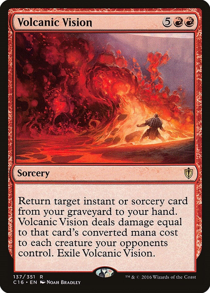 Image for Volcanic Vision (Commander 2016) (137) - Magic: The Gathering