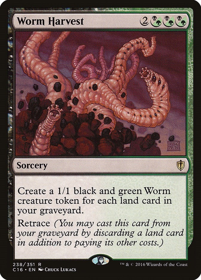 Image for Worm Harvest (Commander 2016) (238) - Magic: The Gathering