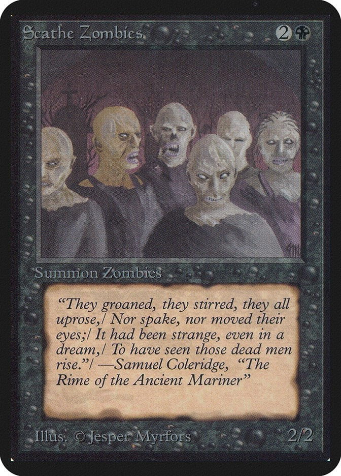 Image for Scathe Zombies (Alpha Edition) - Magic: The Gathering