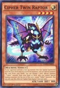 Image for Cipher Twin Raptor (Invasion: Vengeance) (INOV-EN010) - YuGiOh