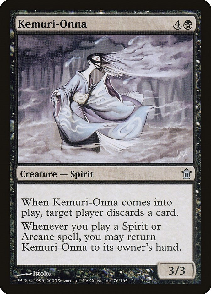 Image for Kemuri-Onna (Saviors of Kamigawa) (76) - Magic: The Gathering