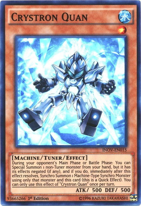 Image for Crystron Quan (Invasion: Vengeance) (INOV-EN015) - YuGiOh