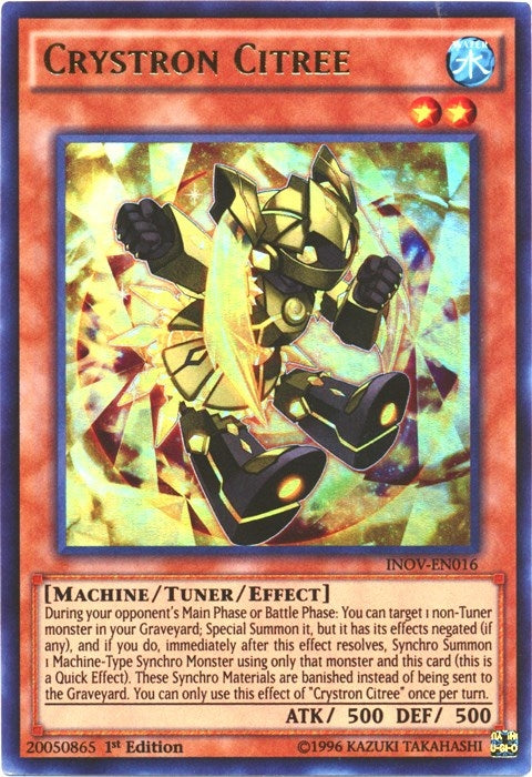 Image for Crystron Citree (Invasion: Vengeance) (INOV-EN016) - YuGiOh