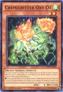 Image for Chemicritter Oxy Ox (Invasion: Vengeance) (INOV-EN025) - YuGiOh