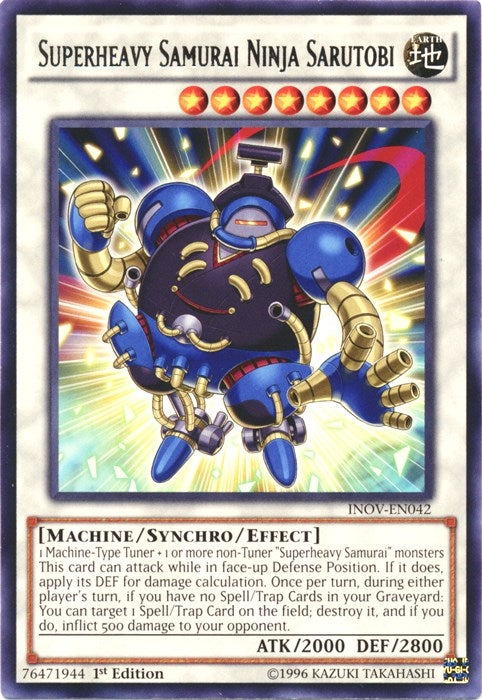 Image for Superheavy Samurai Ninja Sarutobi (Invasion: Vengeance) (INOV-EN042) - YuGiOh