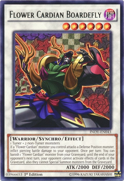 Image for Flower Cardian Boardefly (Invasion: Vengeance) (INOV-EN043) - YuGiOh