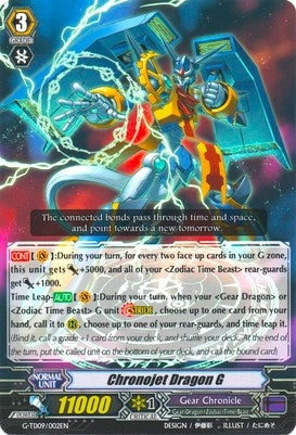 Image for Chronojet Dragon G (G-TD09: True Zodiac Time Beasts) (G-TD09/002EN) - Cardfight Vanguard