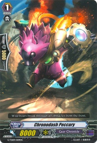 Image for Chronodash Peccary (G-TD09: True Zodiac Time Beasts) (G-TD09/009EN) - Cardfight Vanguard