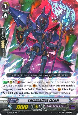 Image for Chronoethos Jackal (G-TD09: True Zodiac Time Beasts) (G-TD09/010EN) - Cardfight Vanguard