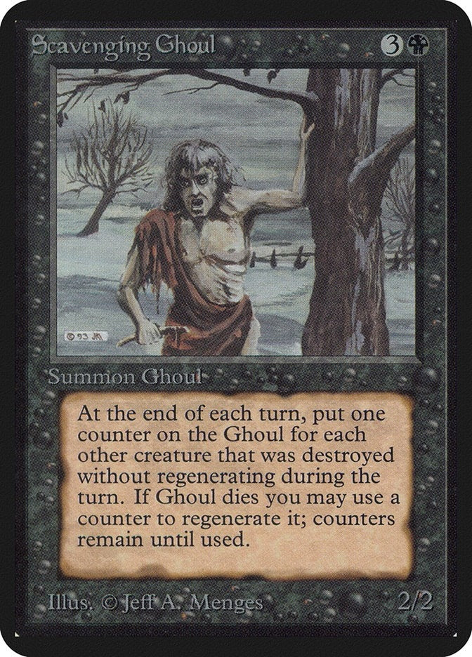 Image for Scavenging Ghoul (Alpha Edition) - Magic: The Gathering