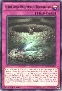 Image for Subterror Behemoth Burrowing (Invasion: Vengeance) (INOV-EN085) - YuGiOh