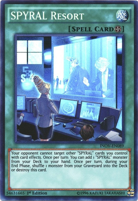 Image for SPYRAL Resort (Invasion: Vengeance) (INOV-EN089) - YuGiOh