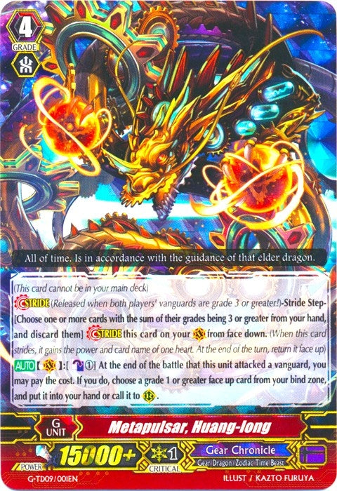 Image for Metapulsar, Huang-long (RRR Foil) (G-TD09: True Zodiac Time Beasts) (G-TD09/001EN) - Cardfight Vanguard