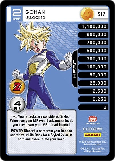 Image for Gohan - Unlocked (High Tech Foil) (Panini: Awakening) (S17) - Dragon Ball Z TCG