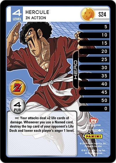 Image for Hercule - In Action (Rainbow Parallel Foil) (Panini: Awakening) (S24) - Dragon Ball Z TCG