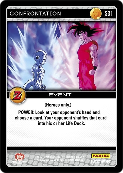 Image for Confrontation (Panini: Awakening) (S31) - Dragon Ball Z TCG